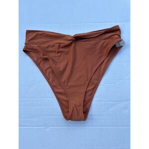 Aerie Brown High Cut Cheeky Bottom